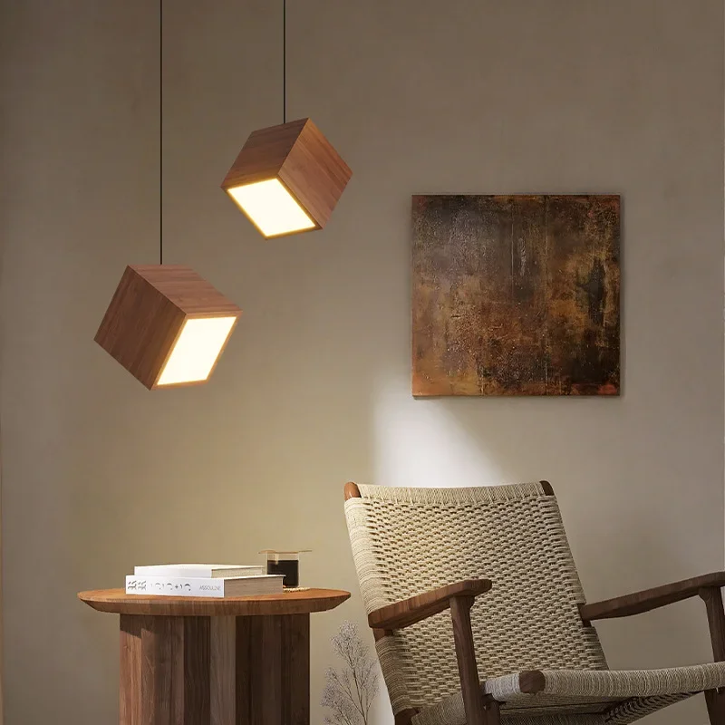 

SANDYHA Modern Simple LED Chandelier Glass Pendant Lamp Personalized Design Single Head Creative Lighting for Living Room Bed