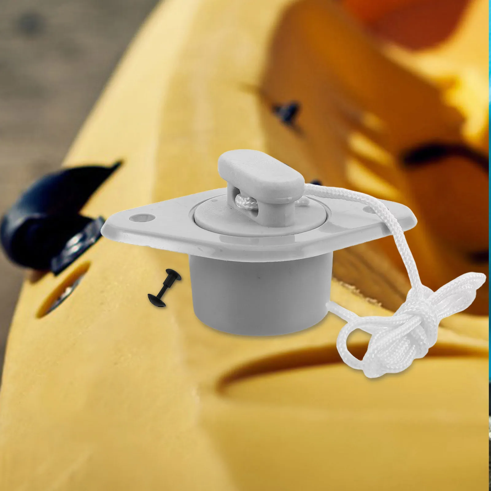 

Kayak Drain Plug Replacement PVC Boat Scupper Valve Canoe Water Hole Stopper Marine Deck Drain Plug Inflatable Kayak Repair