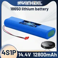 NEW 14.4V Lithium Battery 6800mAh 9800mAh 12800mah for ILIFE V5,V50,V3 Plus,V3 Pro Robot Vacuum Cleaner ILIFE V5 Pro Battery