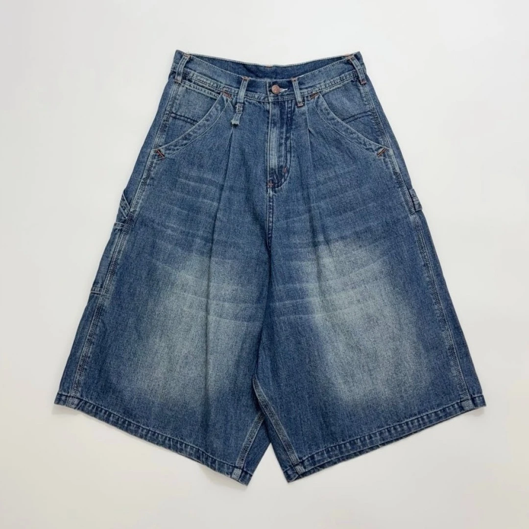 

Blue denim wide-leg pants Women Jeans