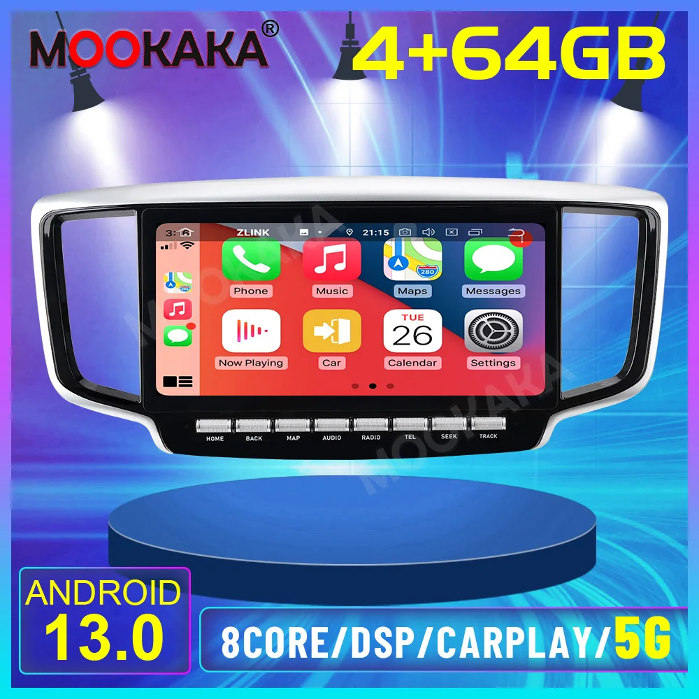 10.3 ” 6+128G Android 13 For Honda Odyssey 2015-2021 Car GPS Navigation Auto Stereo Head Unit Multimedia Carplay DVD Player DSP