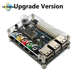 24Pin ATX zasilacz tabliczka zaciskowa moduł zasilania złącze adaptera pokrętło regulowane napięcie 6 Port USB 2.0 obsługuje QC2.0 QC3.0