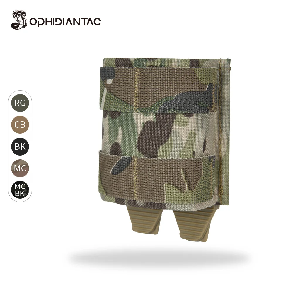 OPHIDIANTAC FAST Pojedyncza ładownica na magazynek 5.56 System MOLLE Szybkie wyjmowanie Pakiet do treningu bojowego na zewnątrz Pasuje do M4/AR1 do polowań