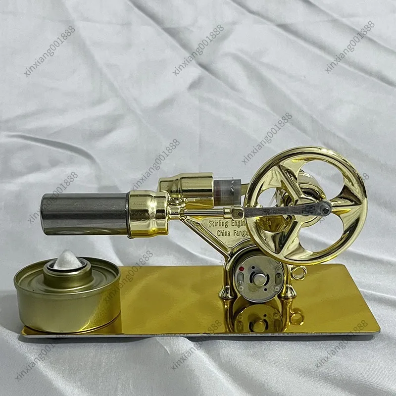 For Stirling External Combustion Engine Model, Creative Mechanical Power Ornament, Desktop Physics Popularization Decor