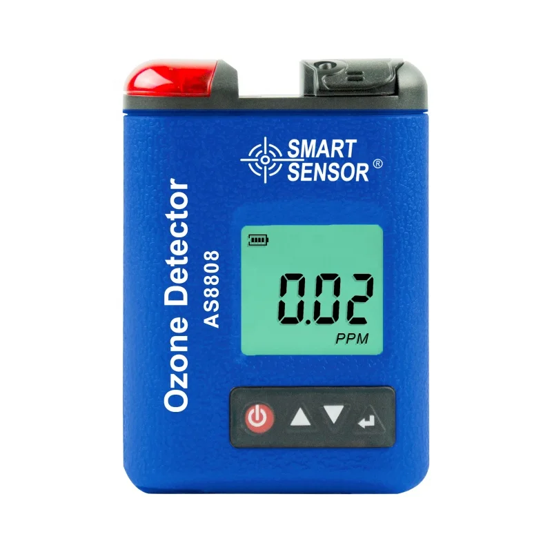 

Smart Sensor AS8808 Mini Portable Clip-on Digital Ozone Detector O3 Gas Concentration Monitor Tester Analyzer With Alarm