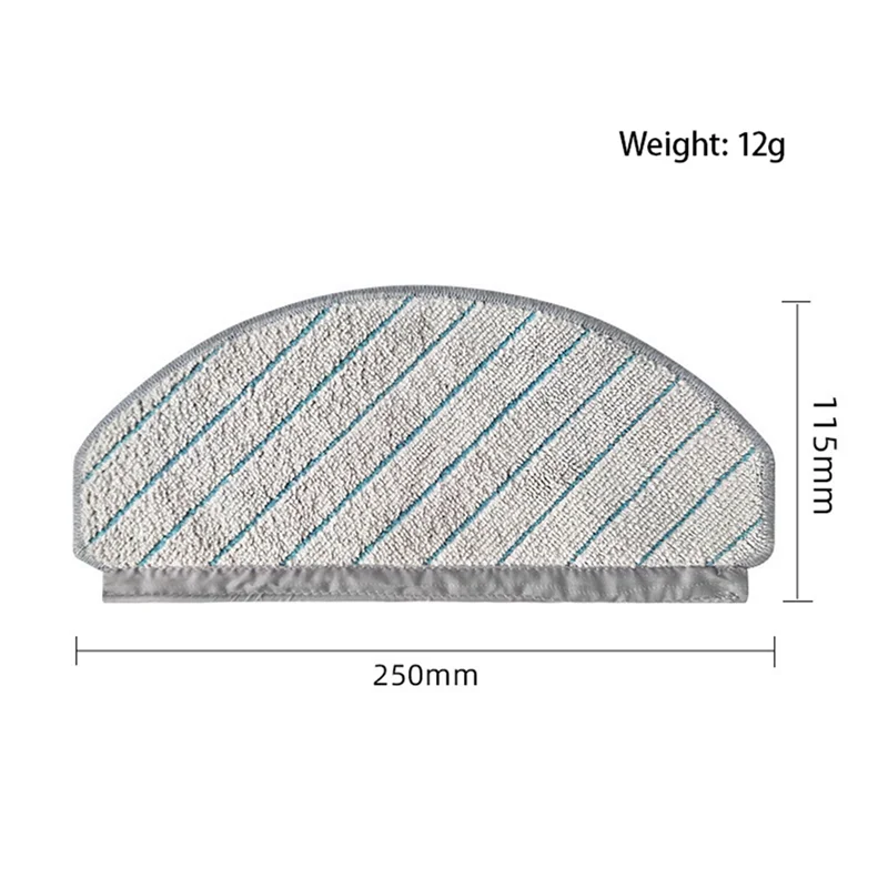 A97G 2X For Ecovacs T10 Plus Reusable Hard Floor Expert Compatible Microfiber Soft Mop Pad Vacuum Accessories Replacement