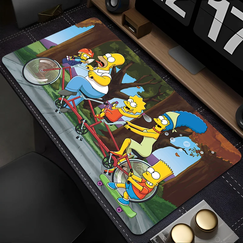 لوحة ماوس للكمبيوتر المحمول HD طباعة لوحة ماوس أنيمي ملحقات ألعاب الكمبيوتر لوحة المفاتيح الكمبيوتر S-simpsonses الكرتون سطح المكتب ماوس حصيرة
