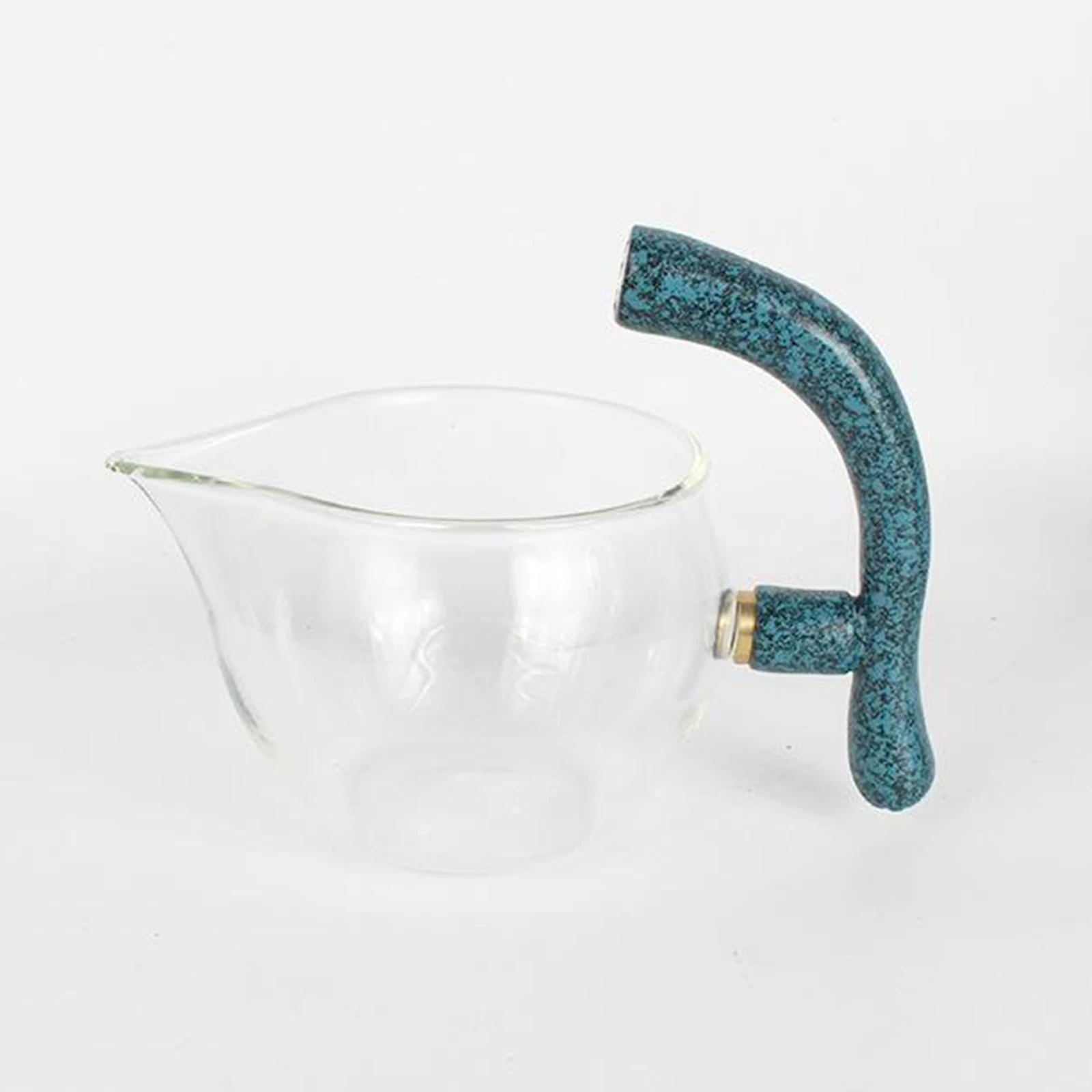 Glass Teapot with Infuser Heat Resistant Reindeer Stand Decorative Set for Tea Lovers and Gifting