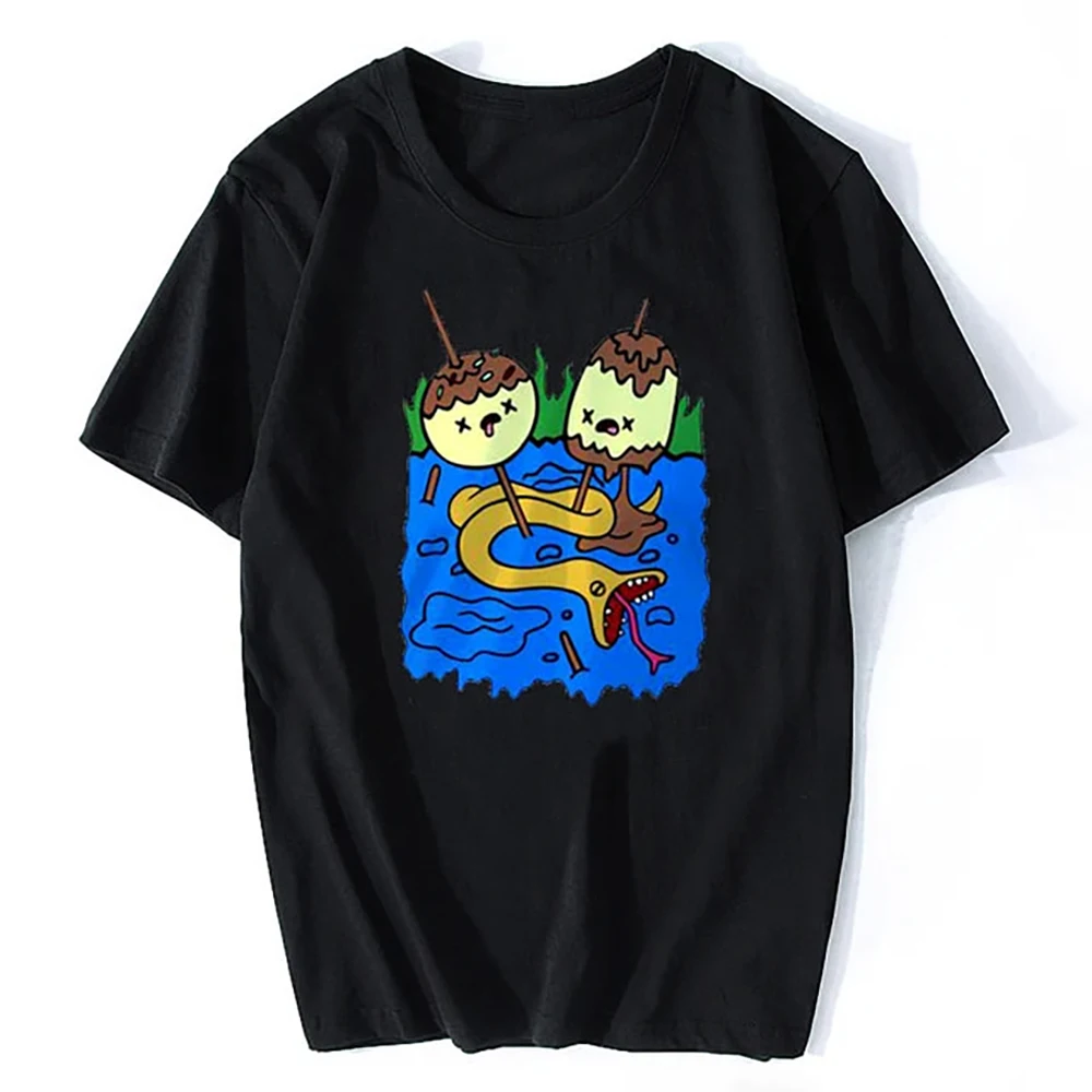 Fashionable men's rock princess casual quick drying loose 3D printed T-shirt adventure time T-shirt fun Marceline gift 2024