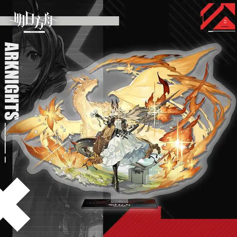 

2025 Anime Game Arknights Reed The Flame Shadow Exusiai Ling Kirin R Yato Acrylic Stand Figure Model Plate Desk Decor Gift
