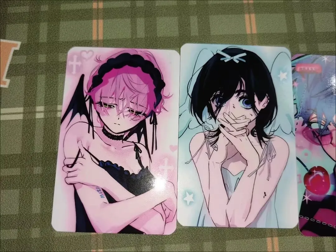 ALNST Ivti Mizi Sua Luka جديد أنيمي الغريبة المرحلة إيفان تيل ألبومات البطاقات مجموعة الصور مروحة الصورة قطع قابلة للجمع بطاقة بريدية