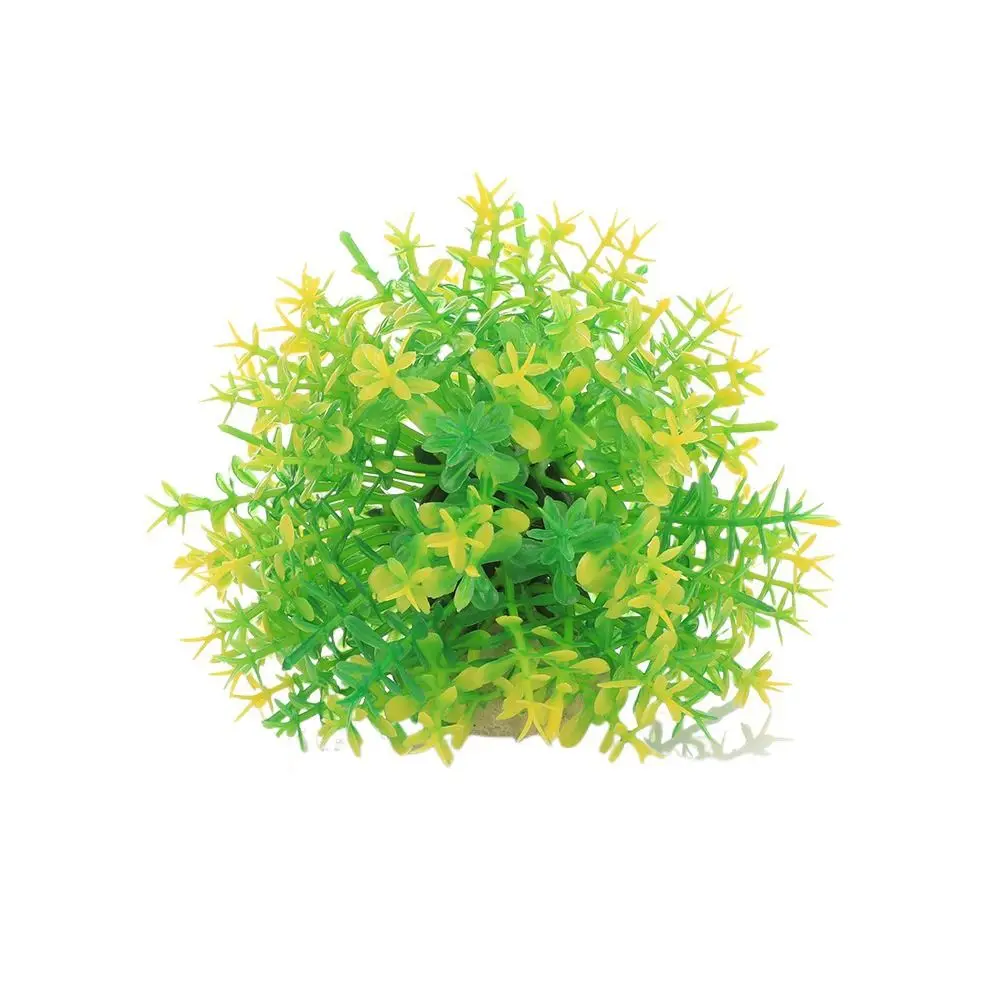 Creative Simulation Aquatic Plants Ball Plastic Realistic Water Grass Ball 9cm Artificial Water Plants Aquarium