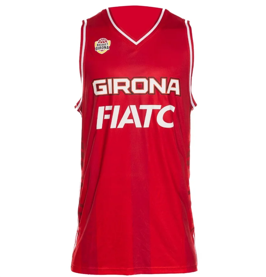 2026 New Hot Bàsquet Girona Basketball Suit, Quick Drying Breathable Sleeveless Shirt, Family Parent-child Outfit