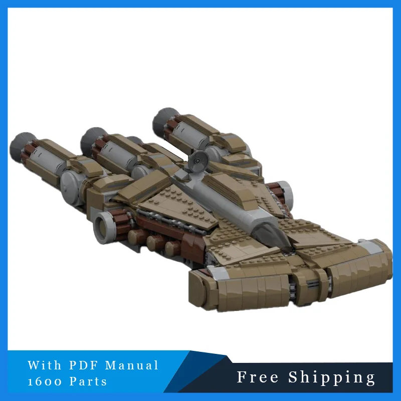 

1600 PCS Star Battle Seriesmanned Patrol Spacecraft Modular Building Blocks Model For Kids Assembly Display Toy Christmas Gifts