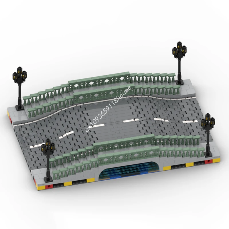 

1763 шт. MOC MILS дорожный мост город модель строительные блоки DIY идея кирпич сборка игрушки архитектура рождественские подарки