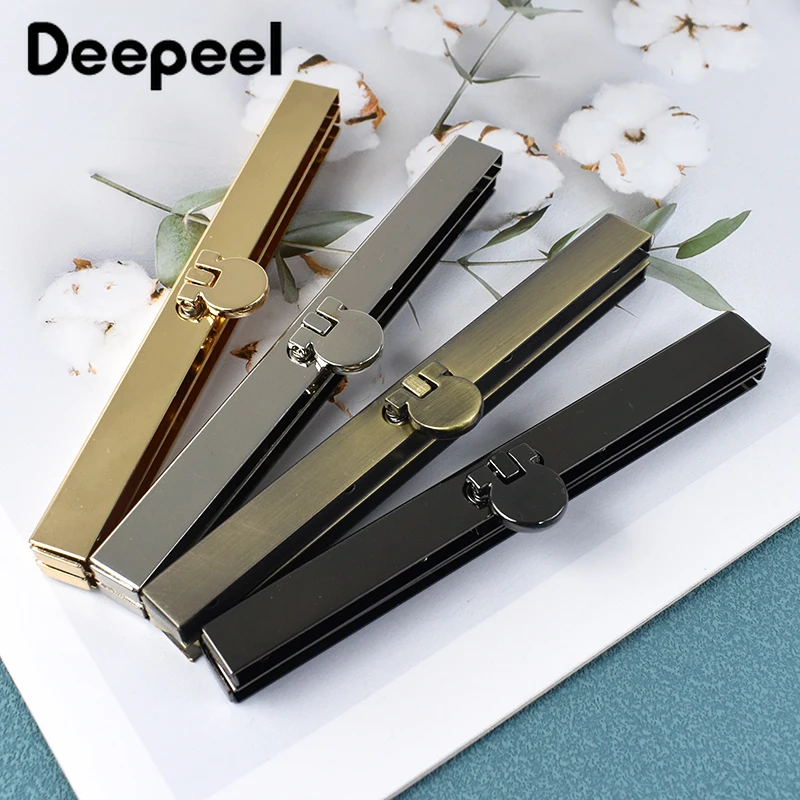 115/190mm Metal Purse Kiss Clasp Handbag Lock Wallet Frame Buckles Edge Strip Handle Clip Buckle Screws Making Locks Accessories