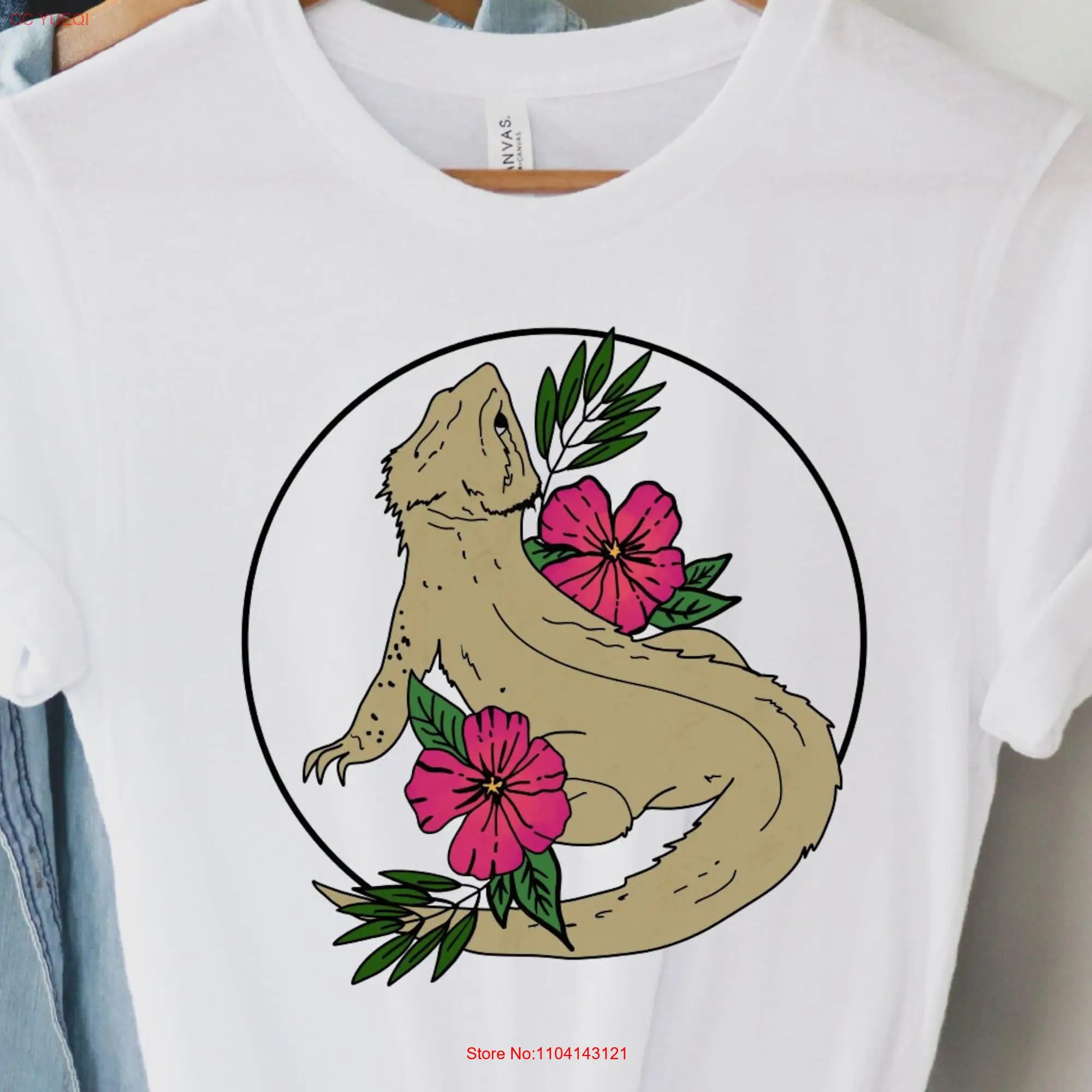 Bearded Dragon T Shirt Pet Reptile Lover Owner Beardies long or short sleeves