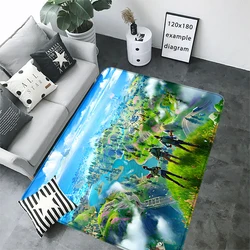 Gaming Room Foot Carpets Entrance Doormat Kawaii Rug Floor Mats Carpet Anti Slip Mat F-Fortnite Home Kitchen Hallway Decor