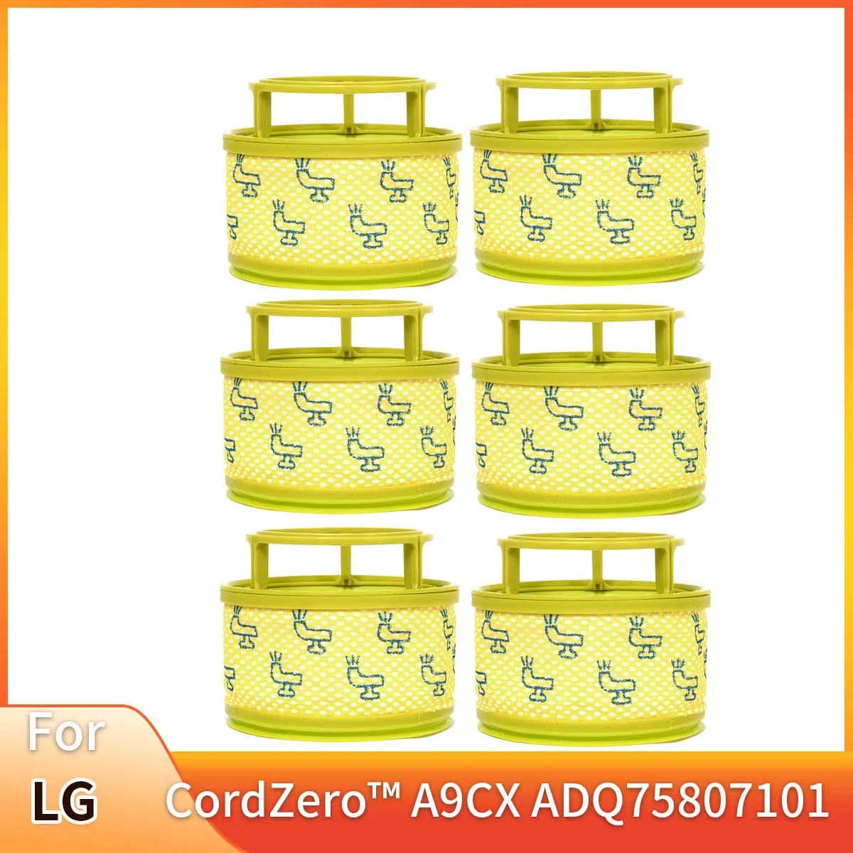 Filtre lavable pour LG, pour CordZero, A9S, A9CX, ADQ75807101, pour les fournitures m�nag�res, pi�ces de nettoyage pour aspirateur