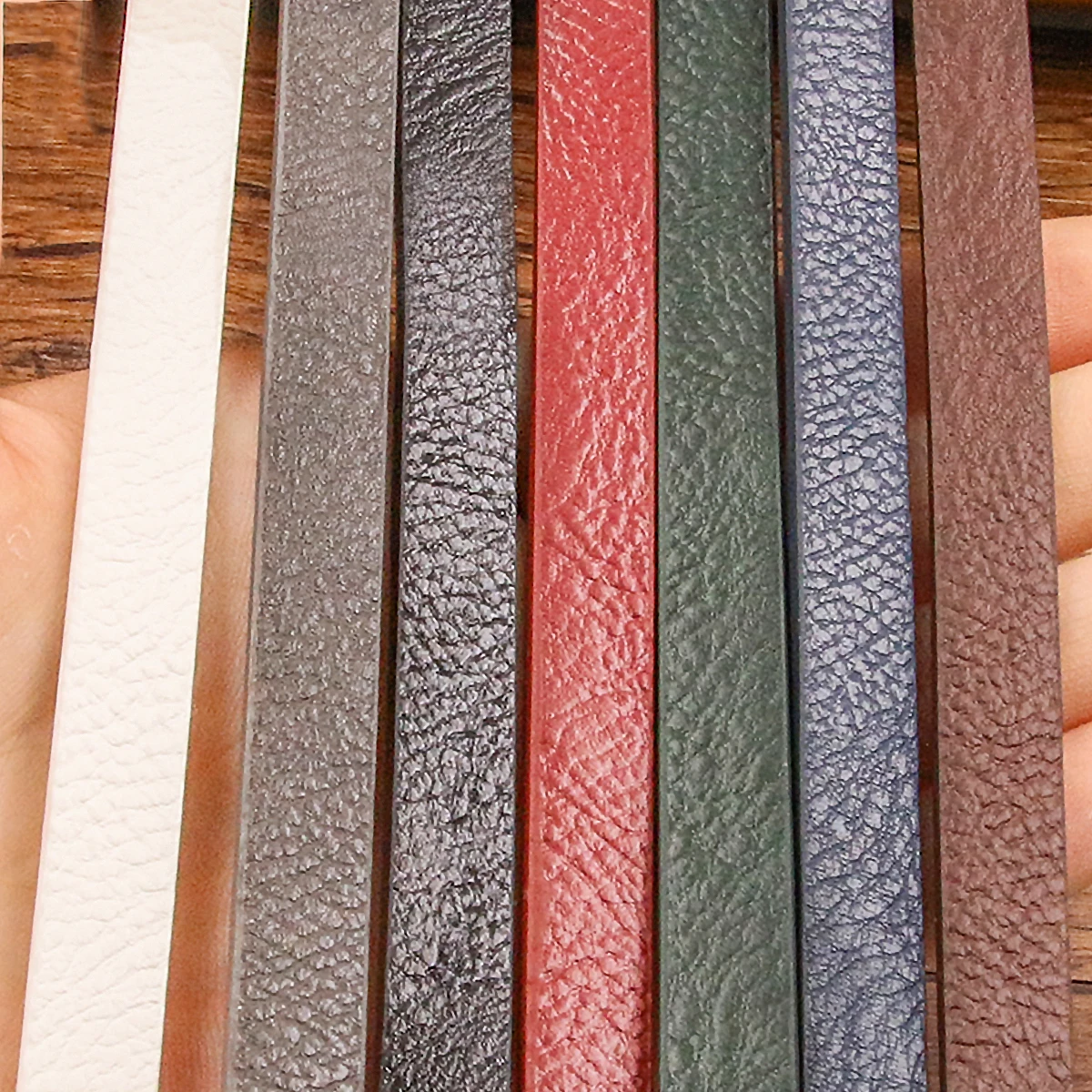 1Pcs 120 x 1cm 7 Color Simple Solid Color PU Leather Cord Rope Diy Jewelry Findings Accessories Making Material For Bracelet