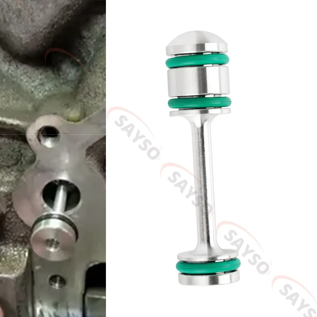 Silber ​ Aluminium-Öl-Umlenker-Langhantel für GM Gen III- und IV-Motoren LS1 LS3 LS2 LS6 L92 L99 L33 LQ4 LQ9 4,8 l 5,3 l 5,7 l 6,0 l 6,2 l