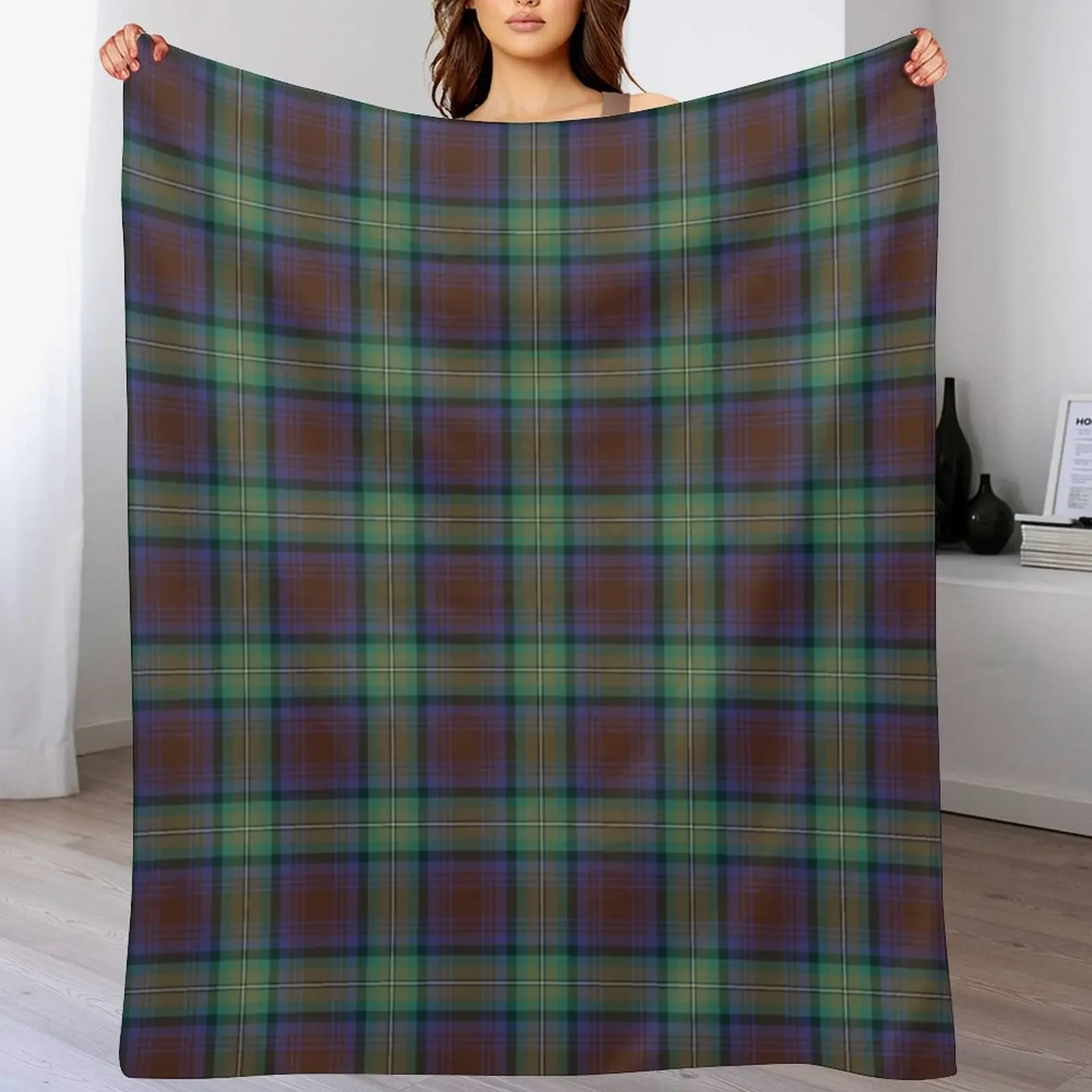 

Isle of Skye Tartan | Cute Tartan Throw Blanket Foldable Soft Warm Blanket for Outdoor Use