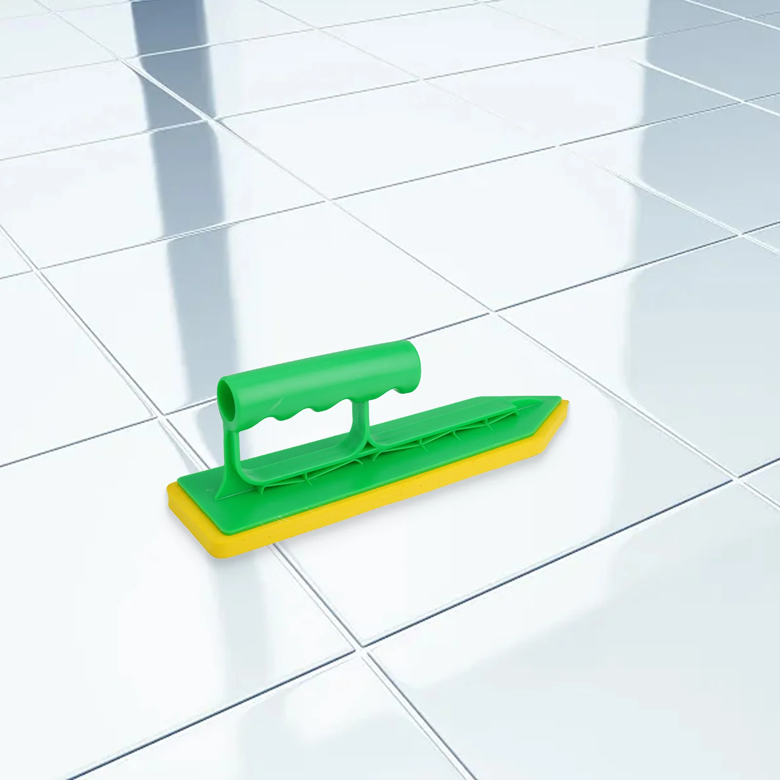 Espátula de esponja para mampostería para entusiastas del bricolaje, herramienta para calafateo, acabado profesional, diseño de pala corrugada, mango ergonómico