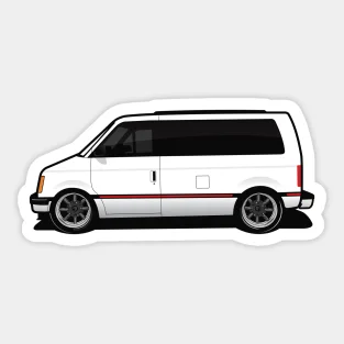 Chevy Shorty Astro Van  5PCS Stickers for Print Living Room Decor  Cute Stickers Art Window Water Bottles Cartoon Car Funny Home