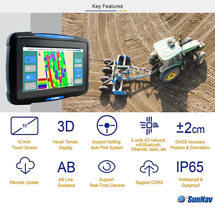 AG2000 GPS Truck-Mounted Land Preparation Machine for Farm Land Leveling Agriculture
