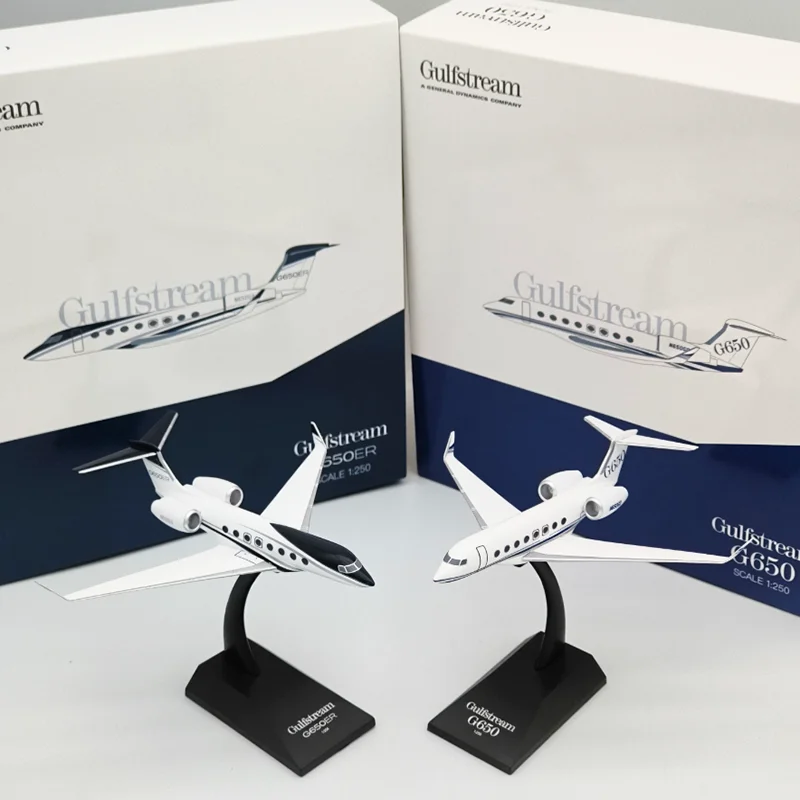 

Aimo Wings 1/250 Scale Gulfstream G650 Plastic Model Business Jet For Static Display Collection Item
