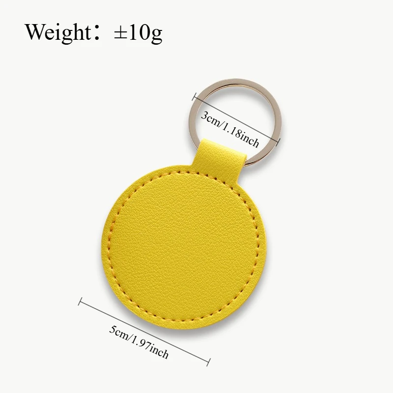 شعار مخصص سلسلة المفاتيح الجلدية المستديرة النقش بالليزر نص بو دائرة مفتاح سلسلة كيرينغ شخصية لنشاط الشركة هدية الأسرة #3