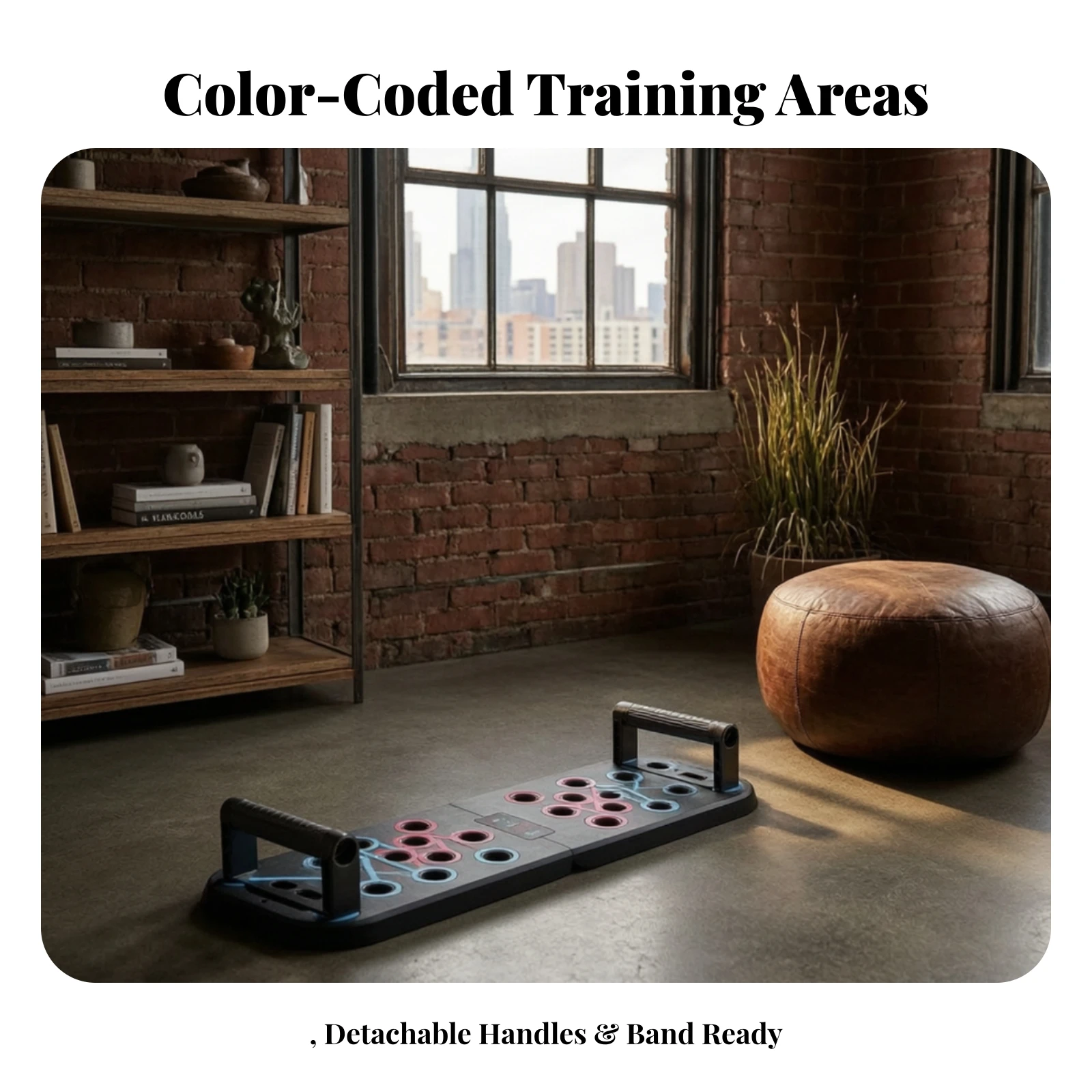 Push-up Board with Handles Ahorra Espacio Multi-Position Push-up Platform Tabla De Flexiones Con Asas Compacto Fitness Equipment
