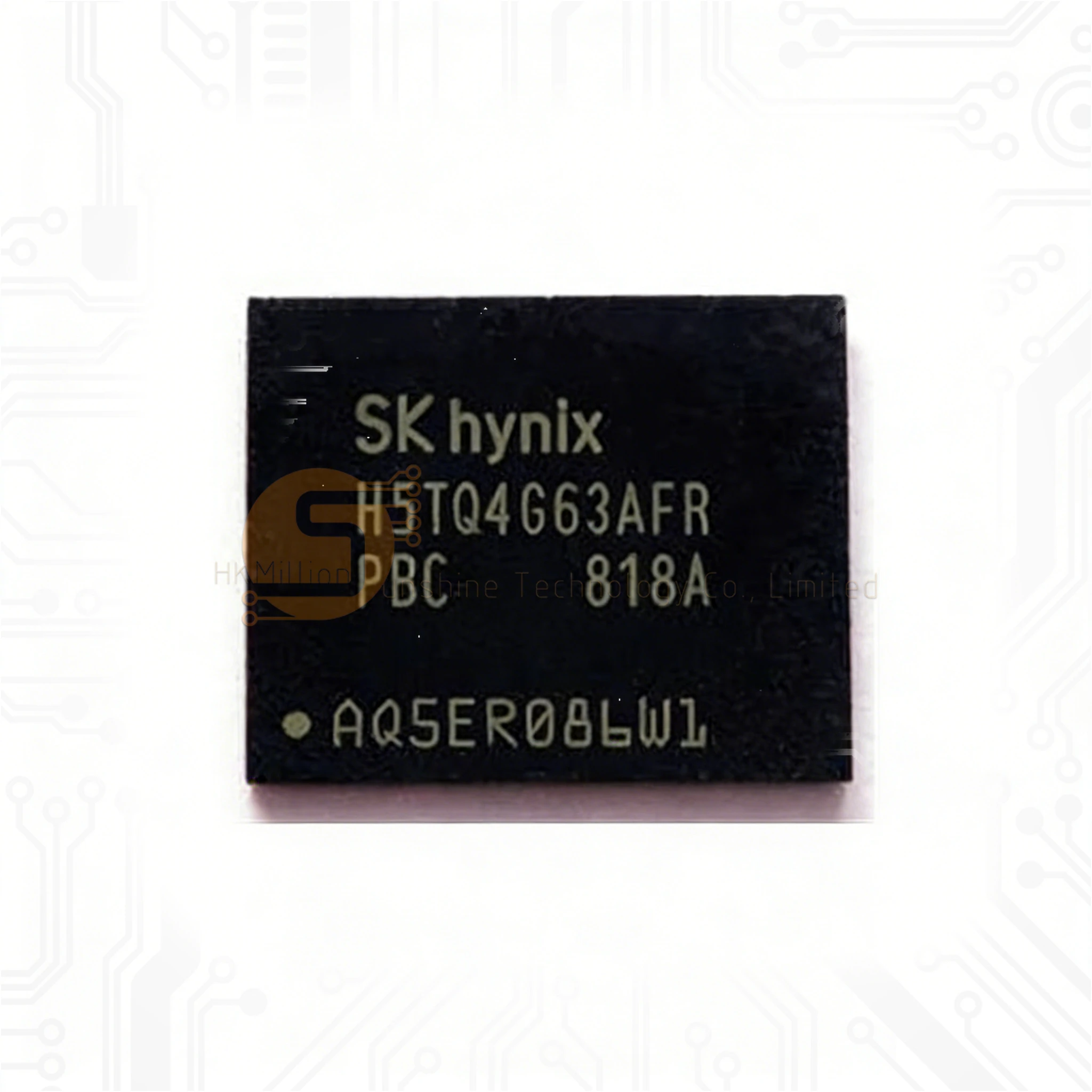 2pcs H5TQ4G63AFR-PBC DDR3 SDRAM Chip 4Gb 256Mx16 FBGA-96 Memory IC Brand New and Original