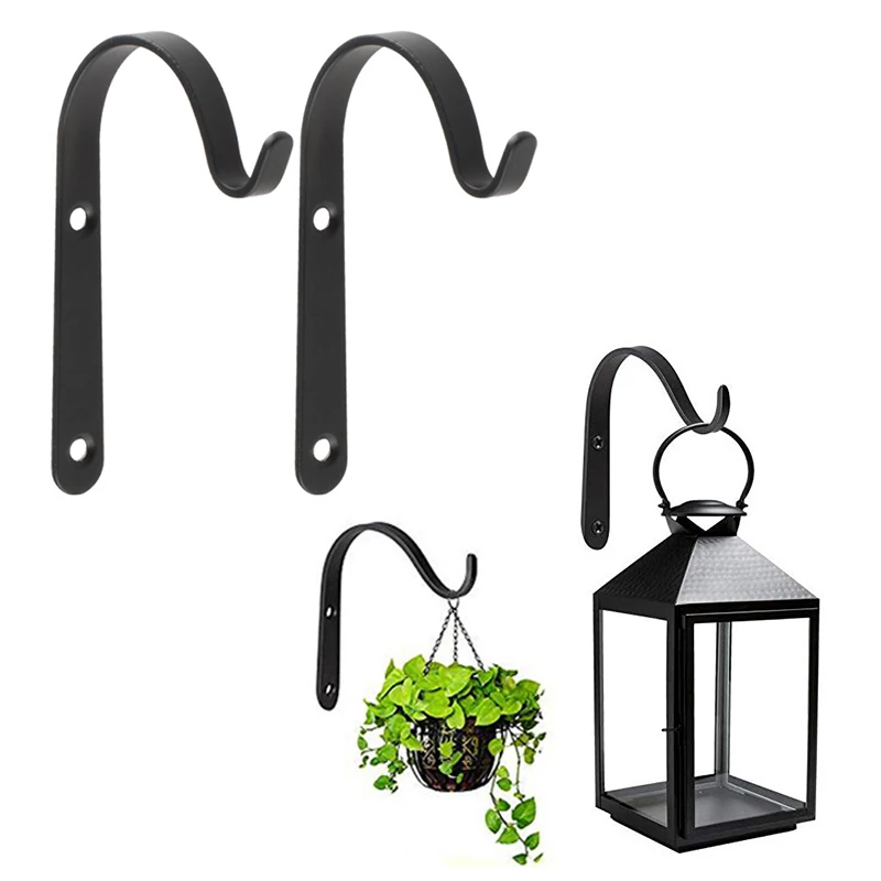 4 Stück nordischen Stil Biegung s Form Wandbehang Blumentopf Unterstützung Eisen Kleiderbügel Pflanzen halter Halterung Haken Balkon Wohnkultur