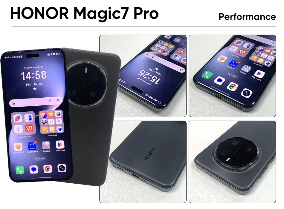 【IN STOCK】Global Version HONOR Magic7 Pro 5G Smartphone Magic 7 Pro Snapdragon 8 Elite 120Hz OLED Screen 100W Fast Charge
