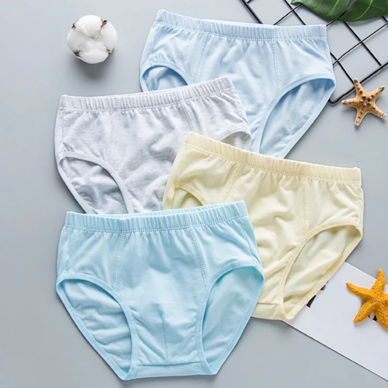 2Pcs/lot new children\'s underwear cotton boy briefs underwear