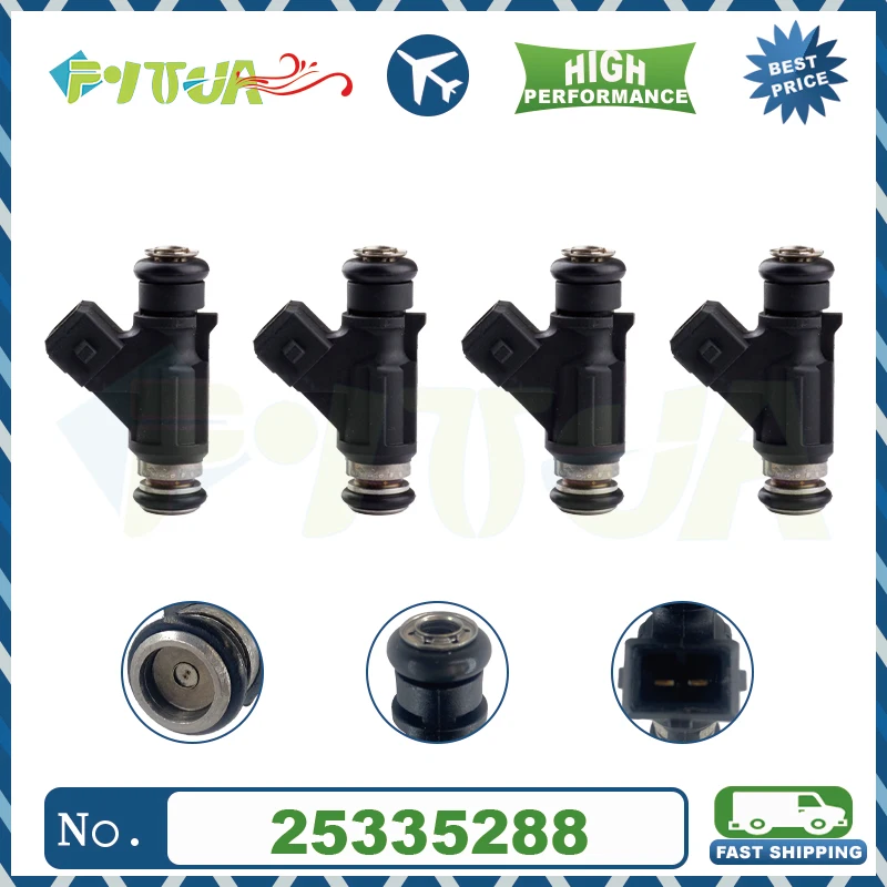 

4pcs Fuel injector 25335288 Fits for Mercury 60HP Outboard Car accessories Fast delivery Good service