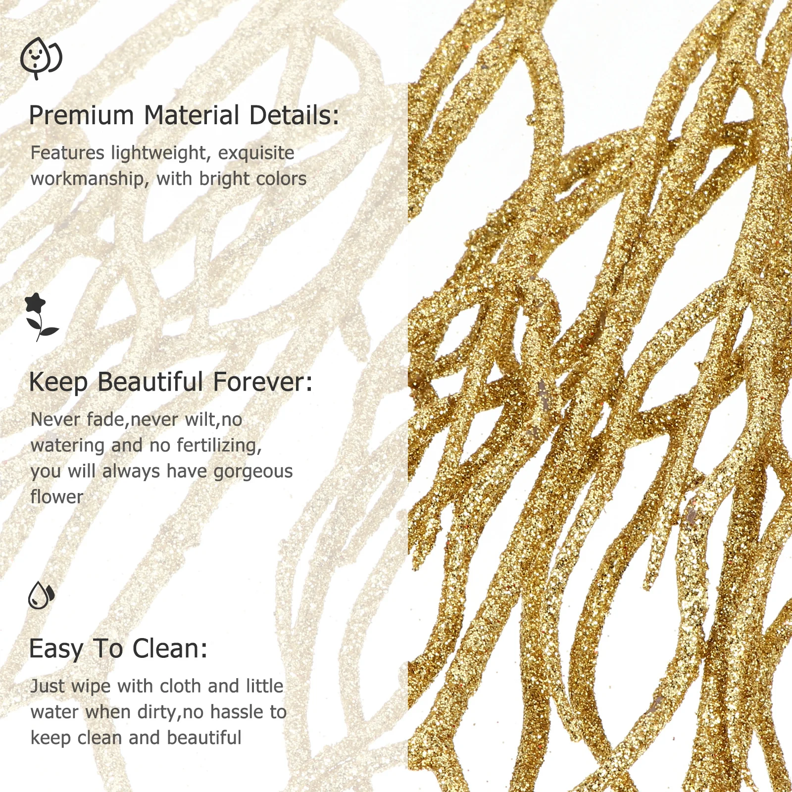 

10pcs Christmas Leaves Artificial Leaf Ornament For Xmas Tree Christmas Leaf Ornament Party Wreath Diy Craft Photo Prop Gift