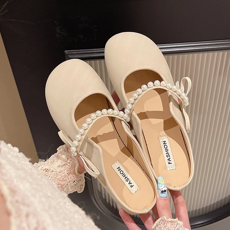 Popular Trend Mary Jane Breathable Fabric Reduce Sweating, Anti-Chafe Strap Elevated Wear Resistant Casual Walking Shoe