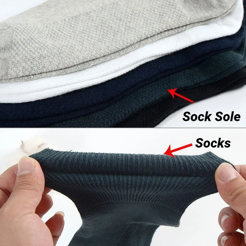 Loose Mouth Socks Cotton Comfortable Breathable Fat Man Fat Feet Non Binding Elderly Gift view 5
