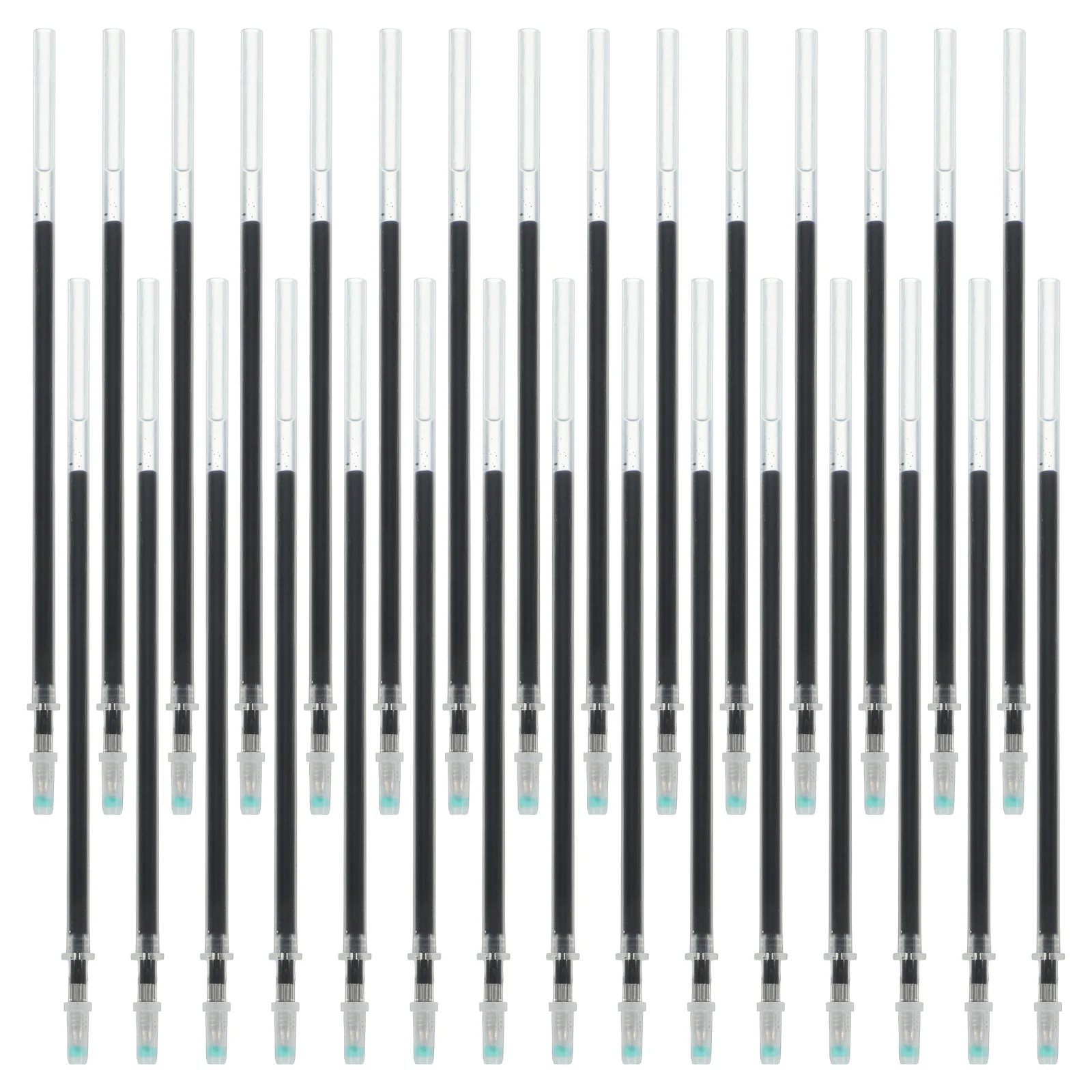 

100pcs Gel Replacement Smooth Writing Office Stationery Supplies For Study Work Gel Pen Refillable