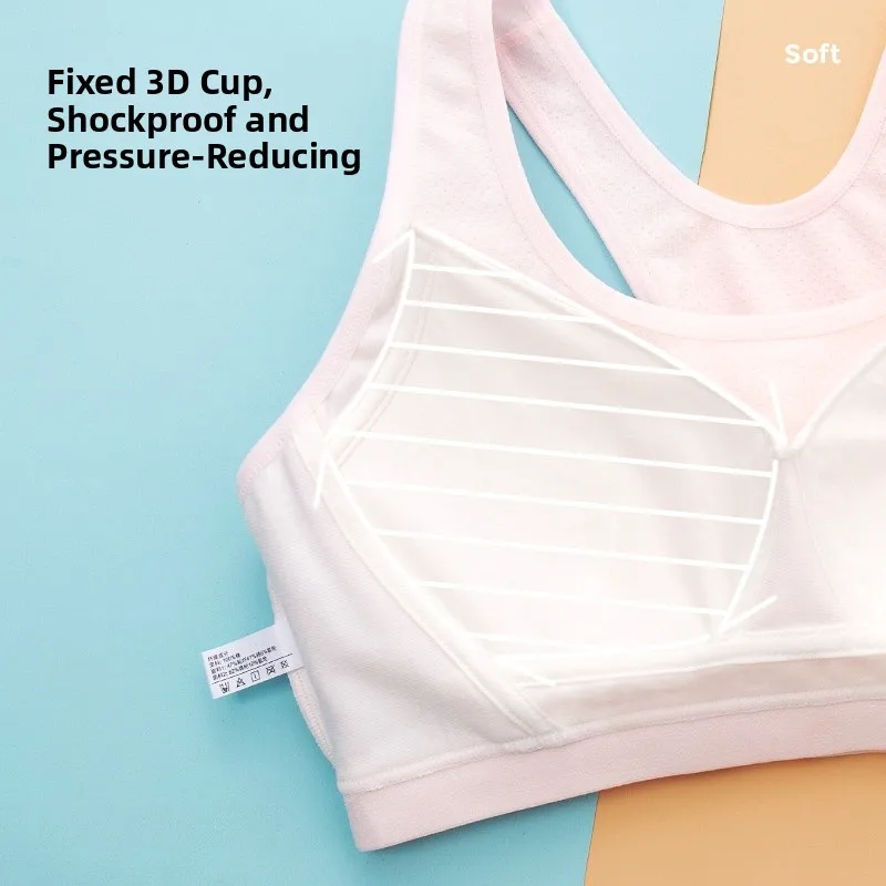 

Спортивный бюстгальтер-топ для девочек, дышащий, быстросохнущий, удобный, для занятий спортом, из Китая