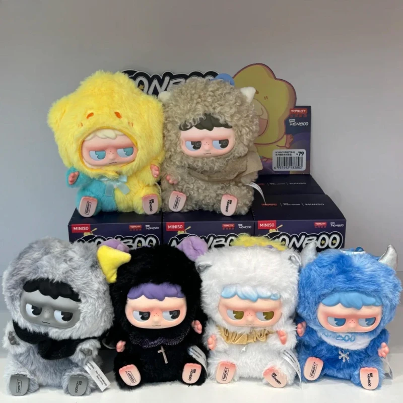 

Monboo Emotional Weather Station Series Blind Box Kawaii Vinyl Plush Surprise Bag Toy Mystery Anime Doll Keychain Desktop Gifts
