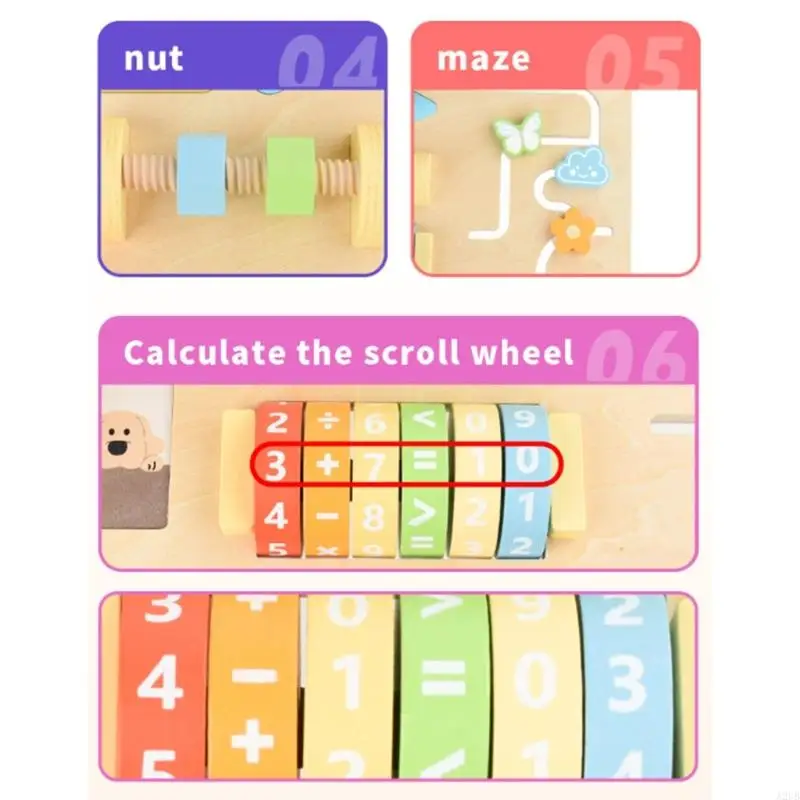 Tableros ocupados madera Natural, actividades para niños pequeños, clasificación formas, aprendizaje habilidad