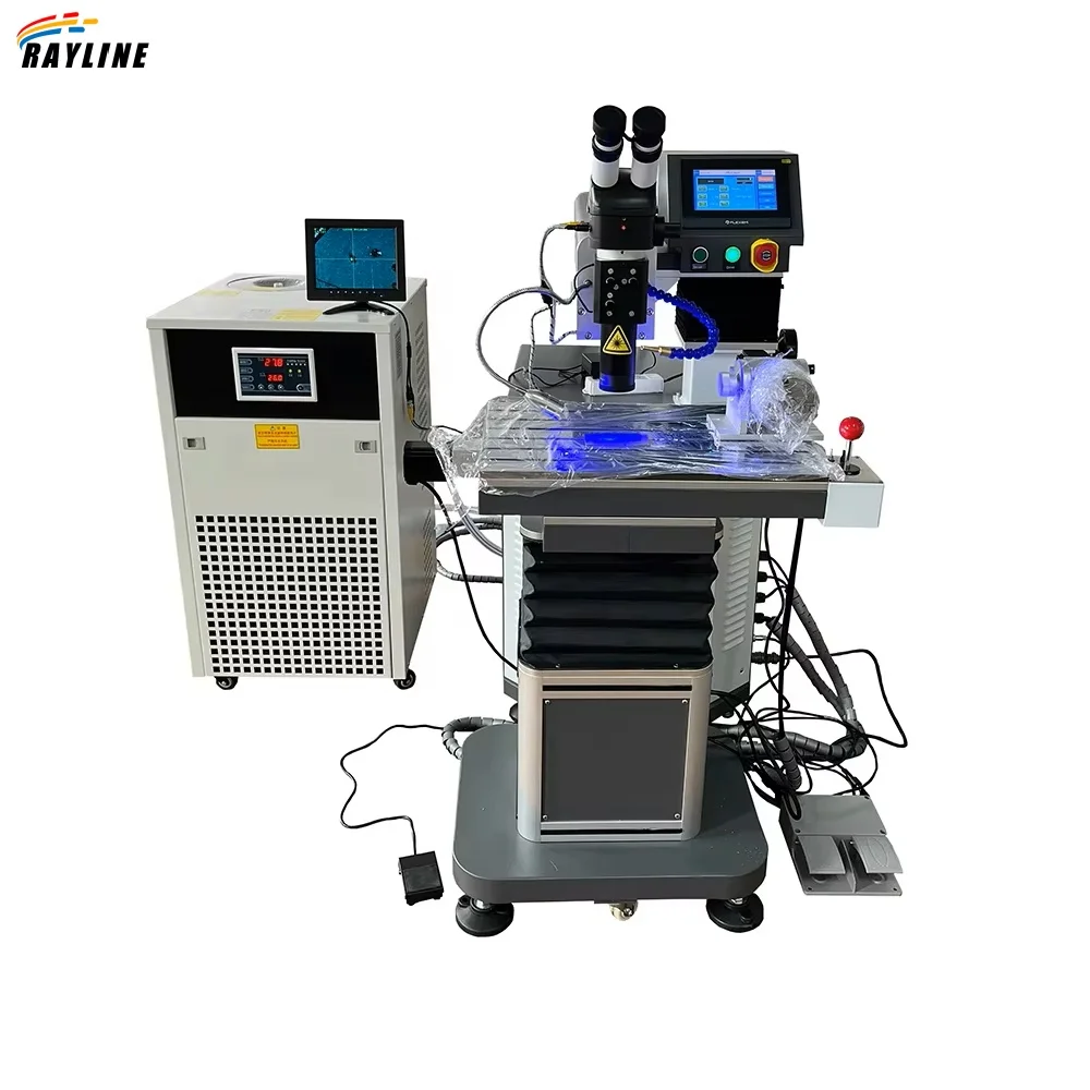 300W 500W with CCD Microscope stainless steel aluminum mold repair YAG laser welding machine with chiller 2 years warranty