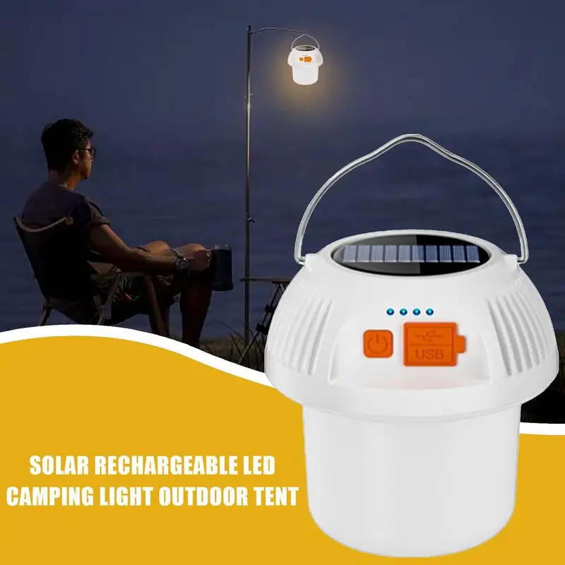 LED Tent Light IP45 Waterproof Outdoor Lamp With 3 Light Modes Power Bank Rechargeable Portable Light For Camping Hiking Power