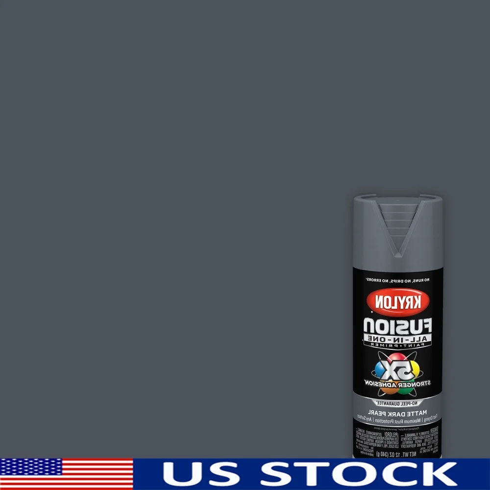 

Универсальная аэрозольная краска для нескольких поверхностей, быстросохнущая, для использования в помещении и на открытом воздухе, защита от ржавчины, простое нанесение, любой угол 12 унций