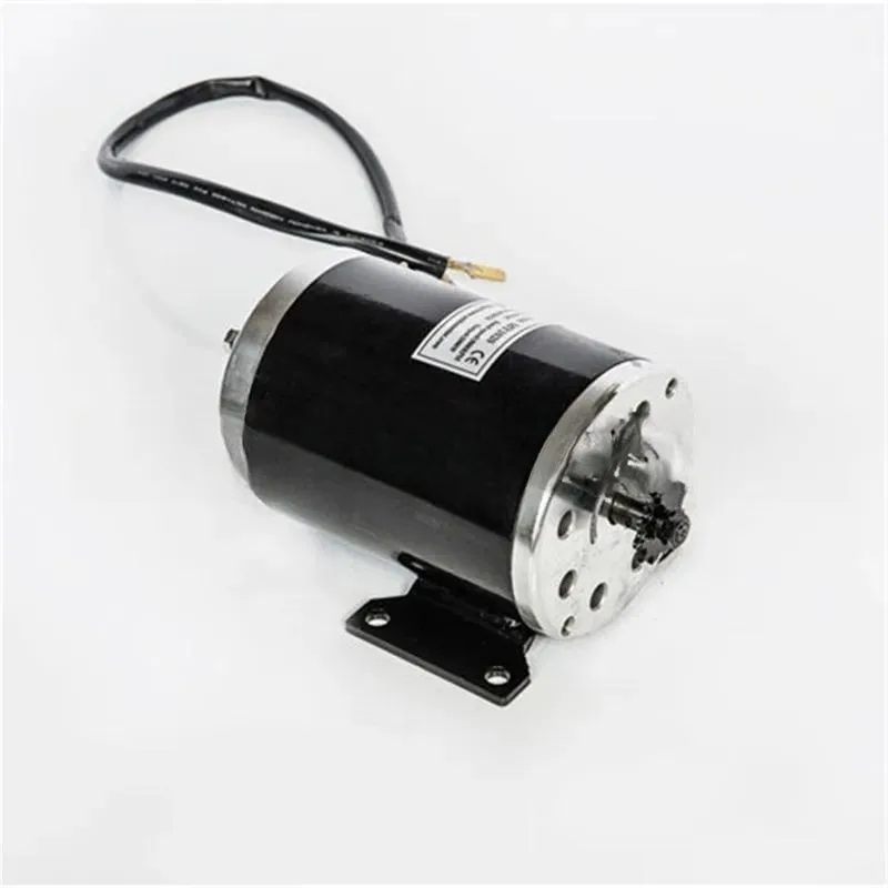 MY1020 Electric Brushed DC Motor 500W 800W 1000W 24V 36V 48V High Speed Permanent Magnet For Beach Drift Cart Scooter Bike