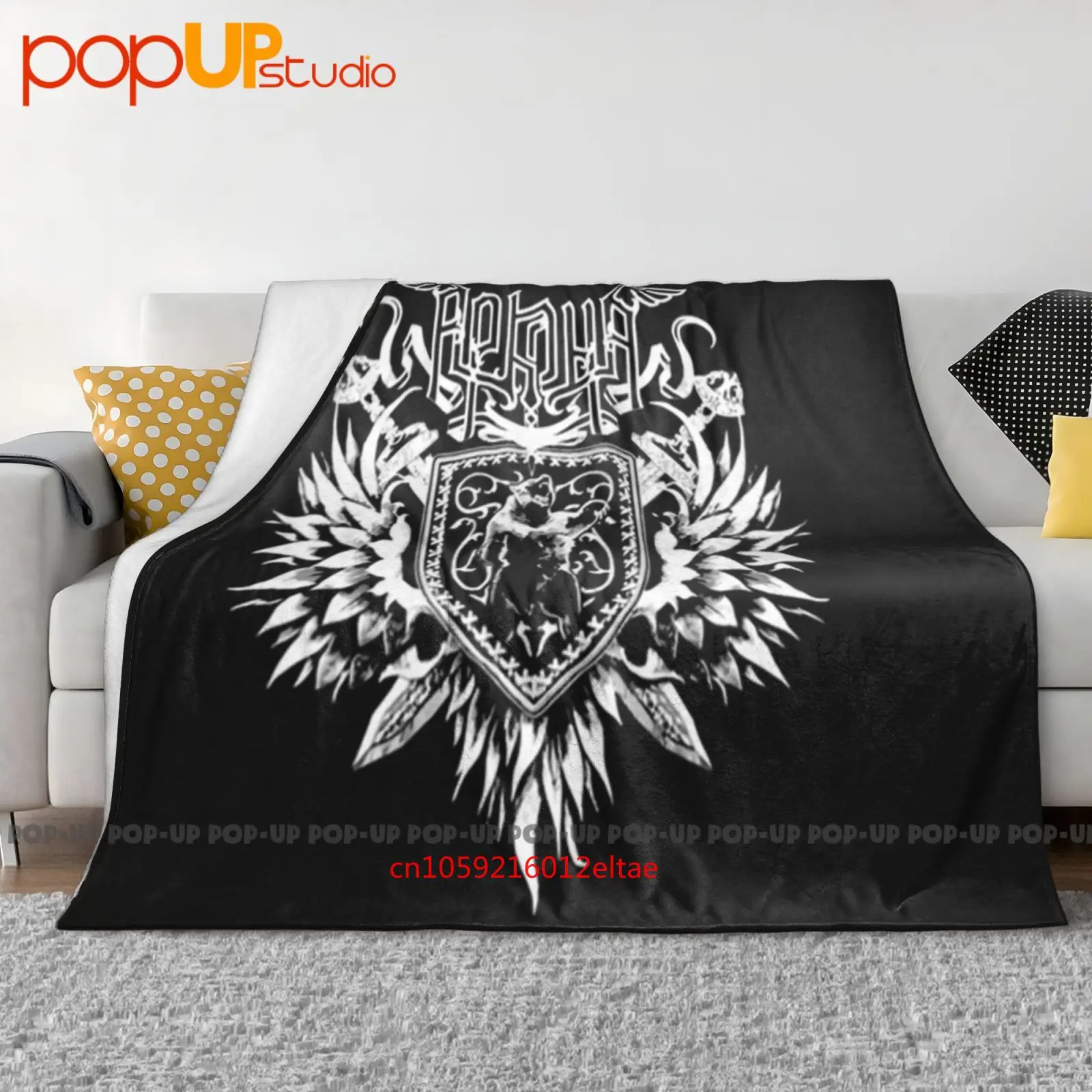 Arkona escudo de armas Falkenbach Manegarm Ensiferum Moonsorrow Ulver manta ultrasuave colcha funda de sofá de invierno fundas de cama