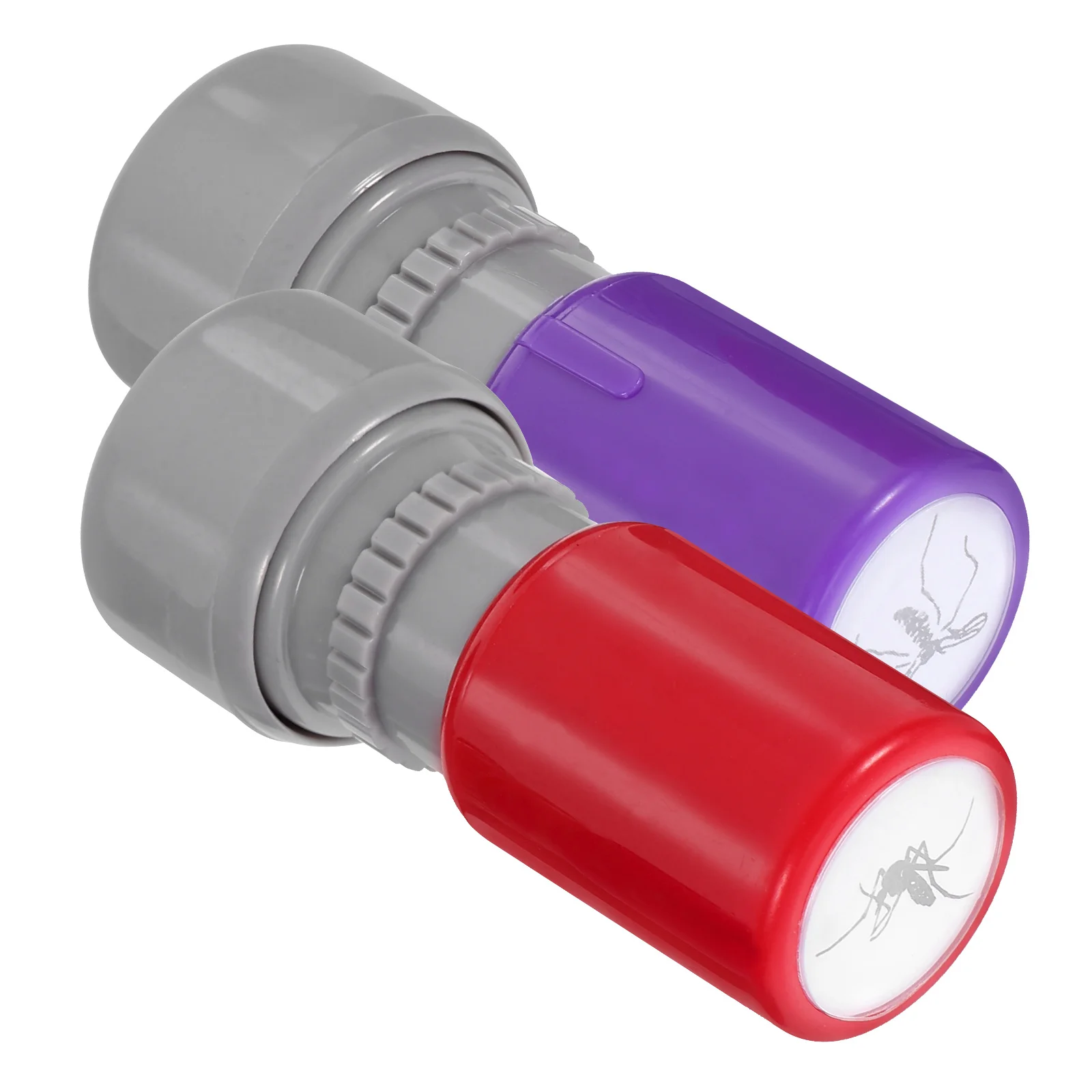 2 pezzi realistico modello di zanzara timbro riutilizzabile strumento di scherzo per Halloween Pesce d'aprile divertente bavaglio regalo idea accessorio per feste